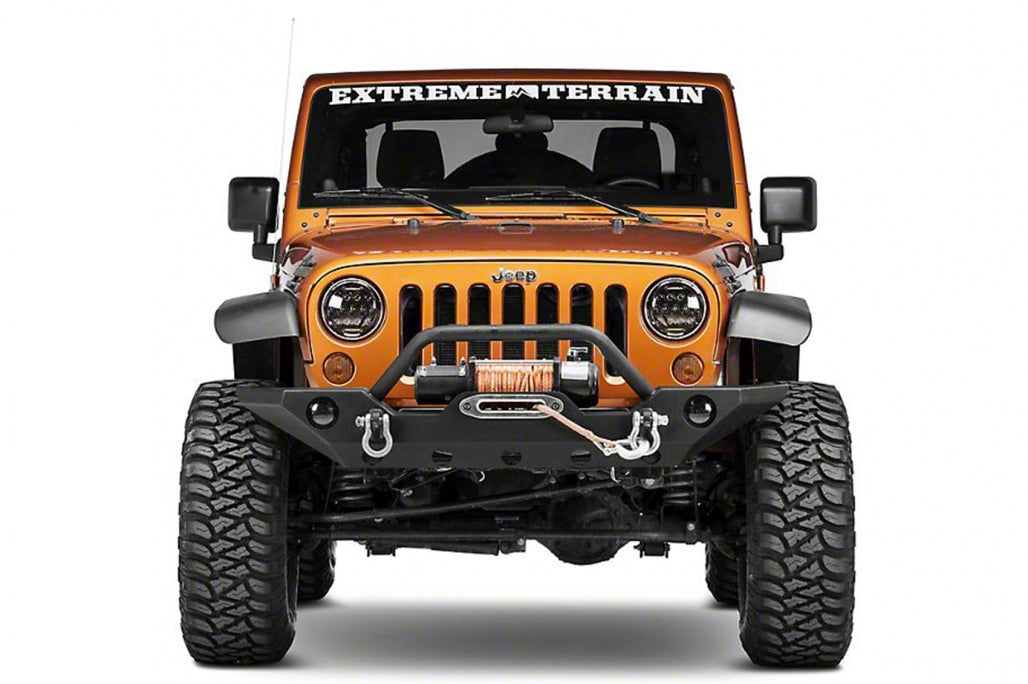 7 Inch CREE LED Headlights Amber Halo DRL for Jeep Wrangler TJ & JK (1997–2018)