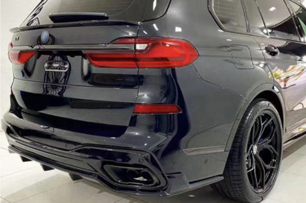 Aero Body Kit M-Tech Black Knight Design Carbon Fiber Look for BMW X7 G07 (2018-2022)