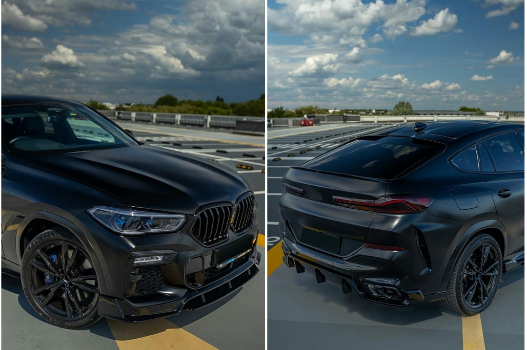 Aero Body Kit M-Tech Black Knight Design Piano Black for BMW X6 G06 (2019-03.2023)