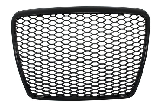 Badgeless Front Grille RS Design Black for Audi A6 C6 4F / 4F2 (2004–2011)