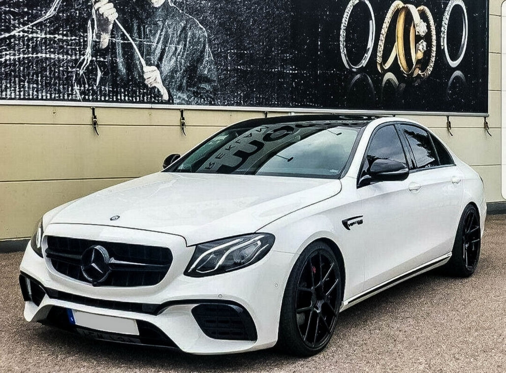 Body Kit E63 Design with Black Exhaust Tips for Mercedes E-Class W213 (2016–2019)