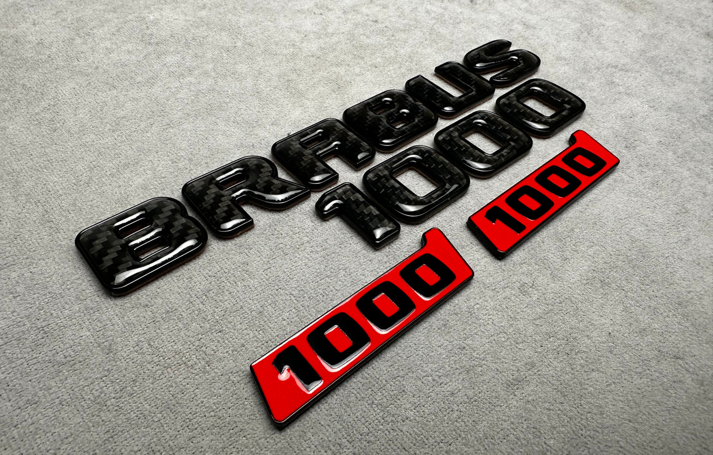 Biturbo 1000 side emblems for Mercedes GT (C190, C192, X290)