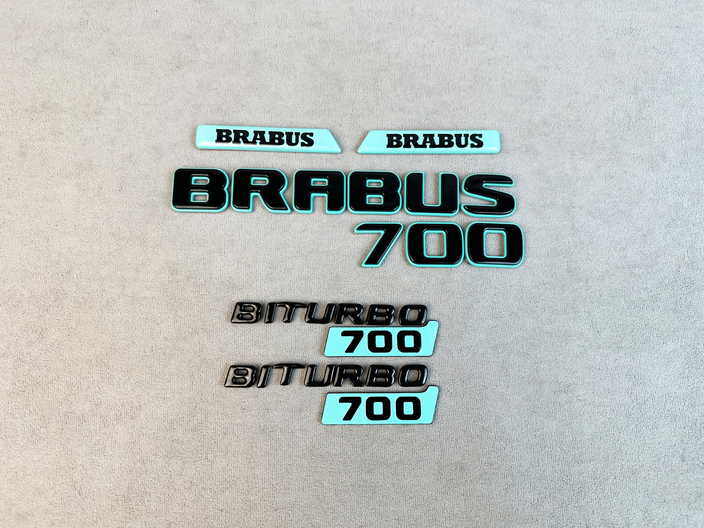 Badge kit layout for G Wagon W463A tuning