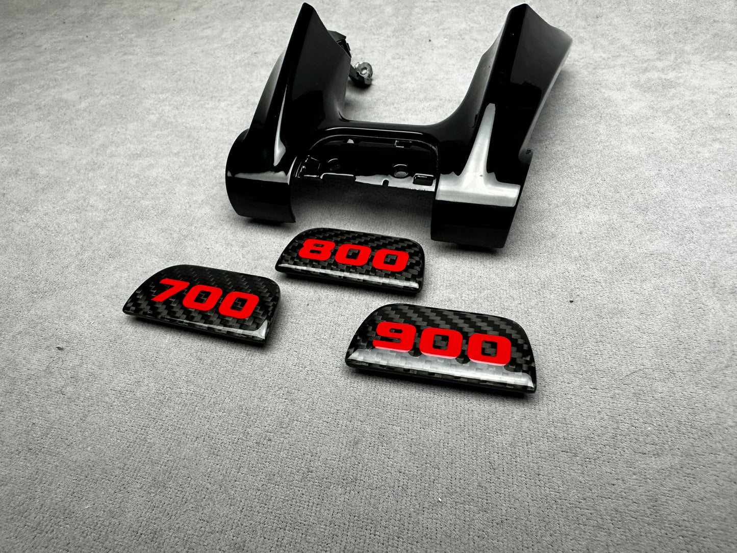 Brabus 800 Flat Carbon Steering Wheel Emblem Badge for Mercedes G, GT, S, GLE, GLS