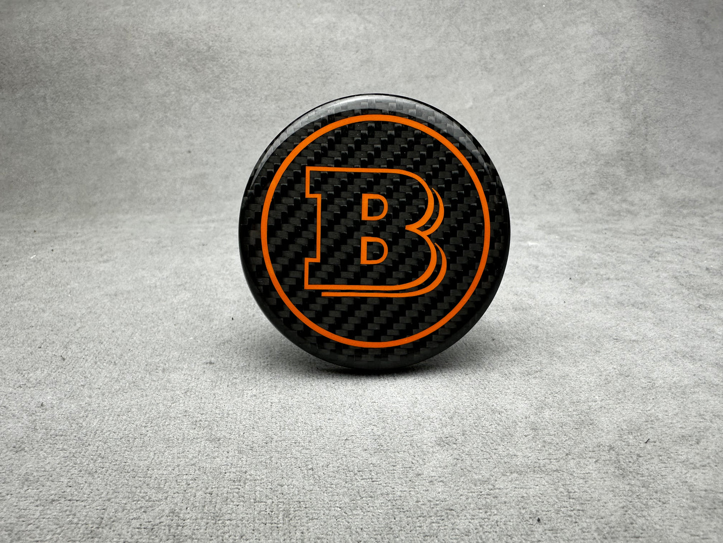 Brabus Orange Carbon Emblem for Airbag Steering Wheel – 2024+ Mercedes models