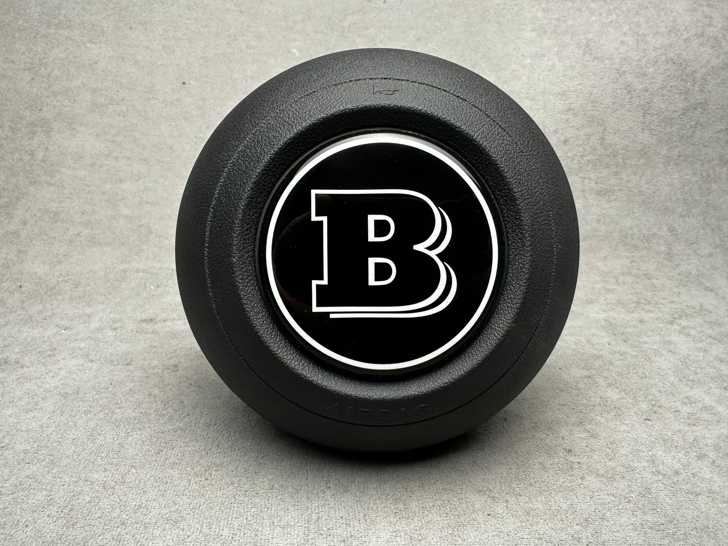 Brabus Black Emblem for Airbag Steering Wheel – 2024+ Mercedes G-W465, S-W223, GLE, GLS