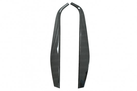Center Console Side Trim Covers Carbon Fiber Look for Mercedes A-Class W177 V177 (2018–Up)