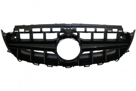 Central Grille E63 Design Black for Mercedes E-Class W213 S213 C238 A238 (2016–2019)