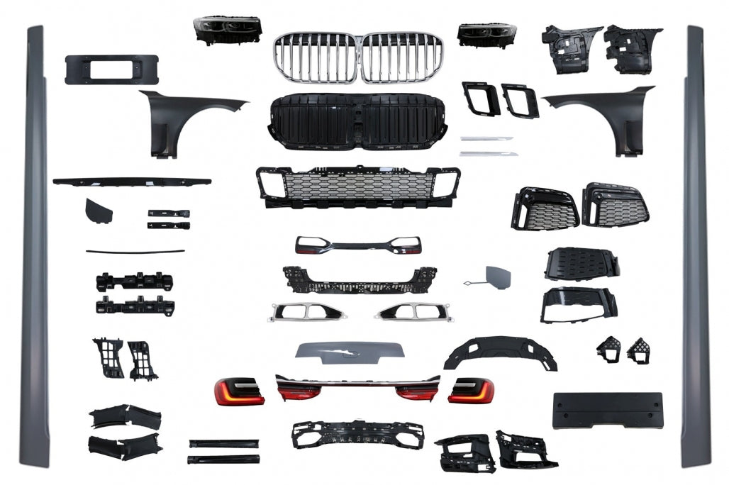 Complete Conversion Body Kit LCI 2020 Design for BMW 7 Series G12 LWB (2015-2019)