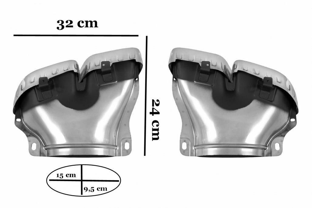 Exhaust Muffler Tips AMG Design for Mercedes GLE W167 C167 GLS X167 GT X290 (2019–Up)