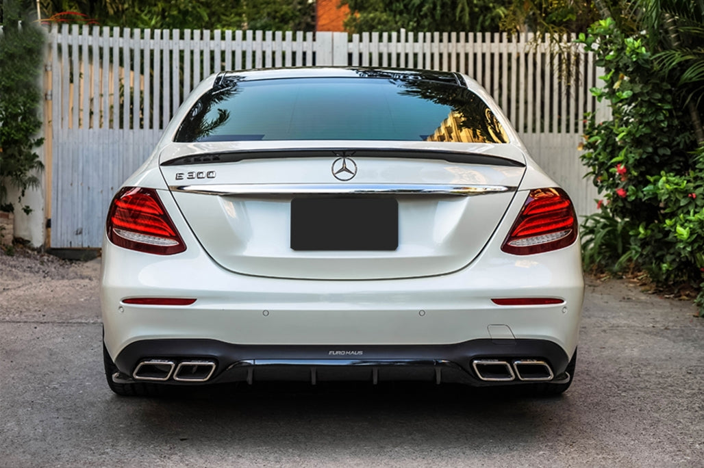 Exhaust Muffler Tips E63 Design Chrome for Mercedes E-Class W213 GLC X253 C253 (2015–Up)