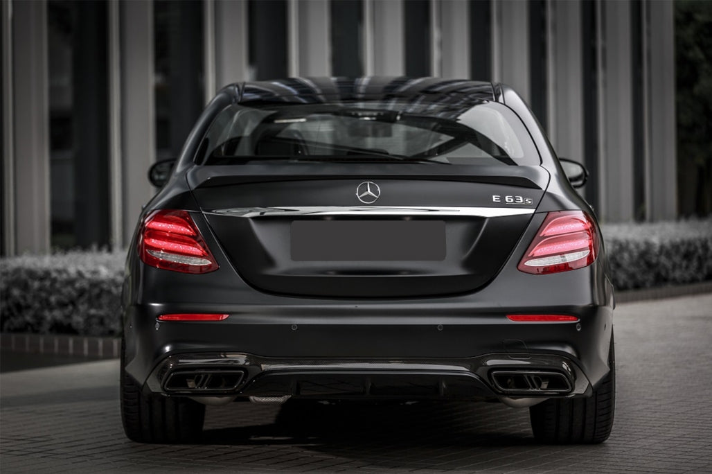 Exhaust Muffler Tips E63 S Design Black for Mercedes E-Class W213 GLC X253 C253 (2015–Up)