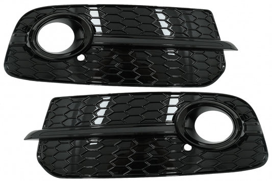Fog Lamp Covers RS Design Full Black for Audi Q5 8R Facelift (2012–2016)