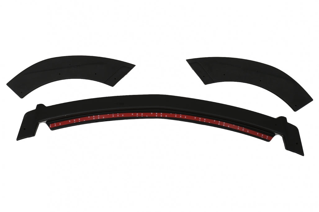 Front Bumper Lip Sport Look Piano Black for Mercedes E-Class W213 S213 C238 A238 (2016–2019)