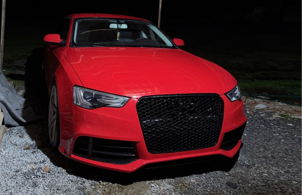 Front Bumper Lower Right Side Grille RS5 Design for Audi A5 8T (2007–2016)