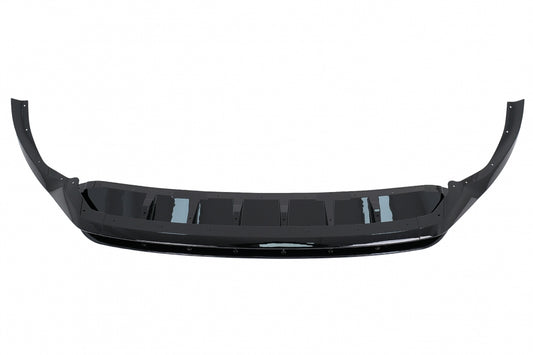 Front Bumper Spoiler for Audi Q8 S-Line (2018–2023) Shiny Black