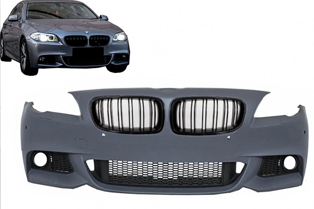 Front Bumper with Kidney Grilles M-Technik Design for BMW 5 Series F10 F11 (2011-2014)
