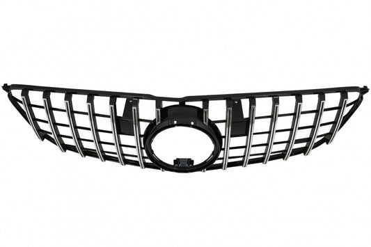 Front Central Grille GTR Design Black Chrome for Mercedes GLS X166 Facelift (2016–2018)