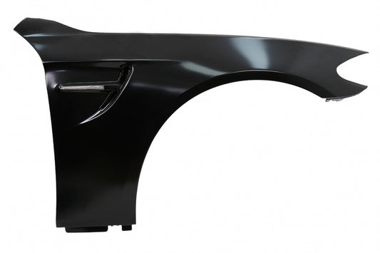 Front Fenders M4 Style with LED Vents for BMW 5 Series F10 F11 G30 Conversion (2010–2017)