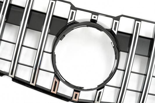 Front Grille GT-R Panamericana Chrome Design for Mercedes GLK X204 Facelift (2013–2015)