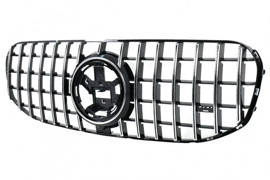 Front Grille GT-R Panamericana Chrome Design for Mercedes GLS X167 SUV (2019–2023)