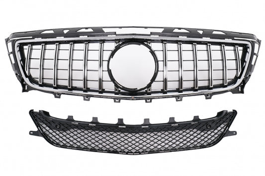 Front Grille GT-R Panamericana Chrome for Mercedes CLS W218 X218 (2011–2014)