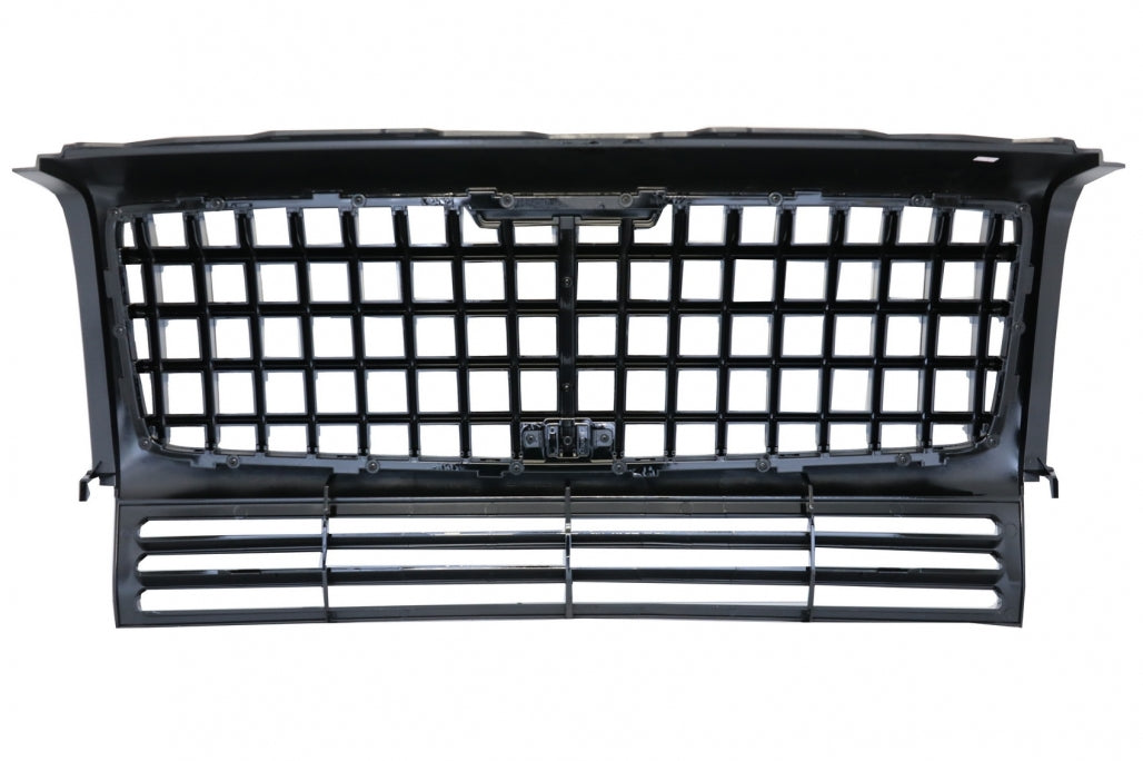 Front Grille GT-R Panamericana Vertical Design for Mercedes G-Class W463 (1990–2014) Piano Black