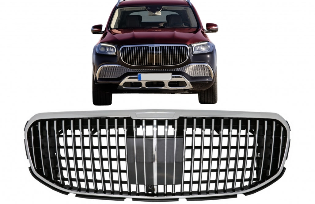Front Grille M-Design Chrome for Mercedes GLS X167 SUV (2019–2023)