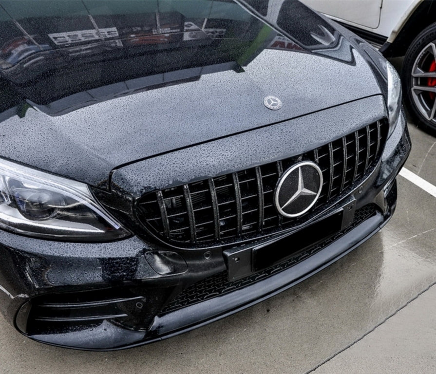 Front Grille Panamericana GT-R Design Black for Mercedes C-Class W205 S205 C205 A205 Facelift (2018–2020)