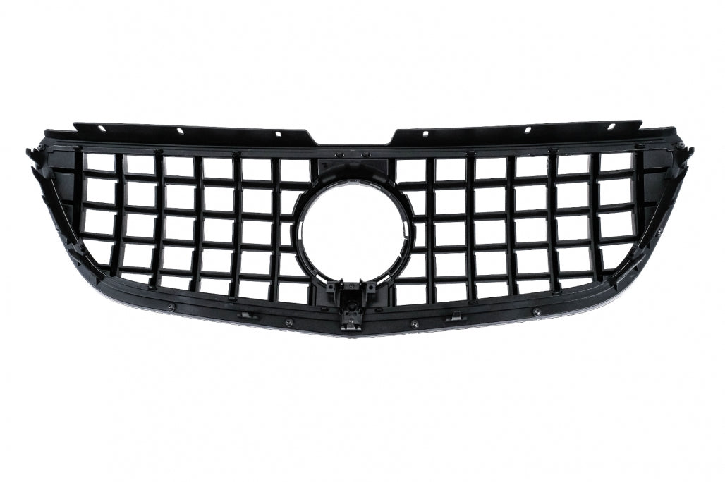 Front Grille Panamericana GT-R Style Black Chrome for Mercedes Vito W447 (2020-Up)