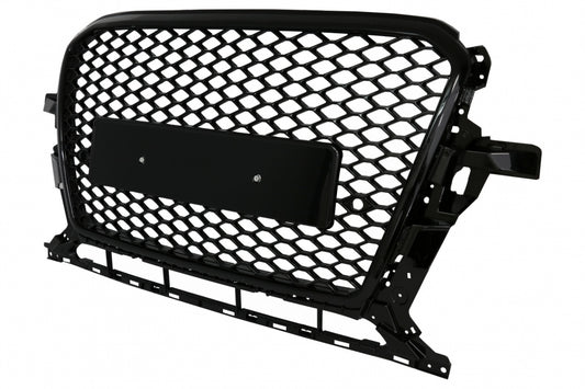 Front Grille Piano Black for Audi Q5 8R Facelift (2012–2015)