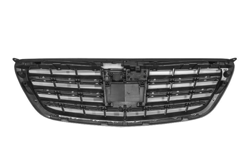 Front Grille S63 S65 Design Matte Black for Mercedes S-Class W222 (2014–08.2020)