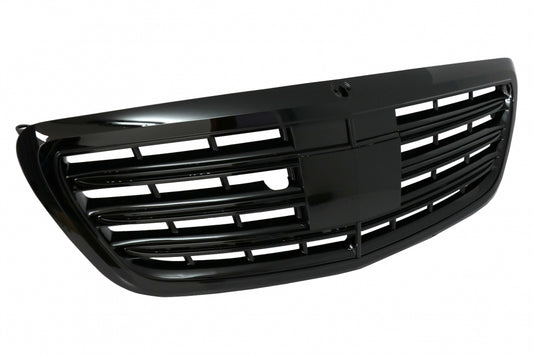 Front Grille S63 S65 Design Piano Black for Mercedes S-Class W222 (2014–08.2020)