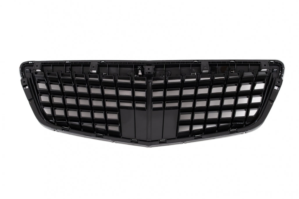 Front Grille Vertical Design Chrome for Mercedes S-Class W221 Facelift (2010–2013)