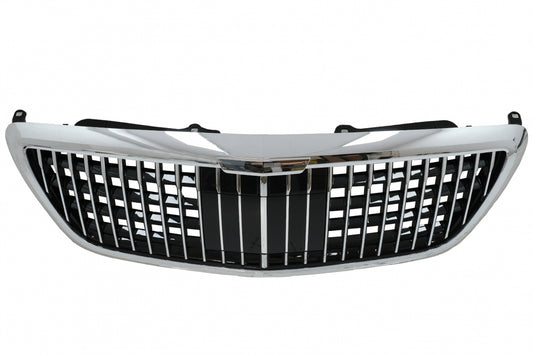 Front Grille Vertical Design Chrome for Mercedes S-Class W222 X222 (2014–2020)