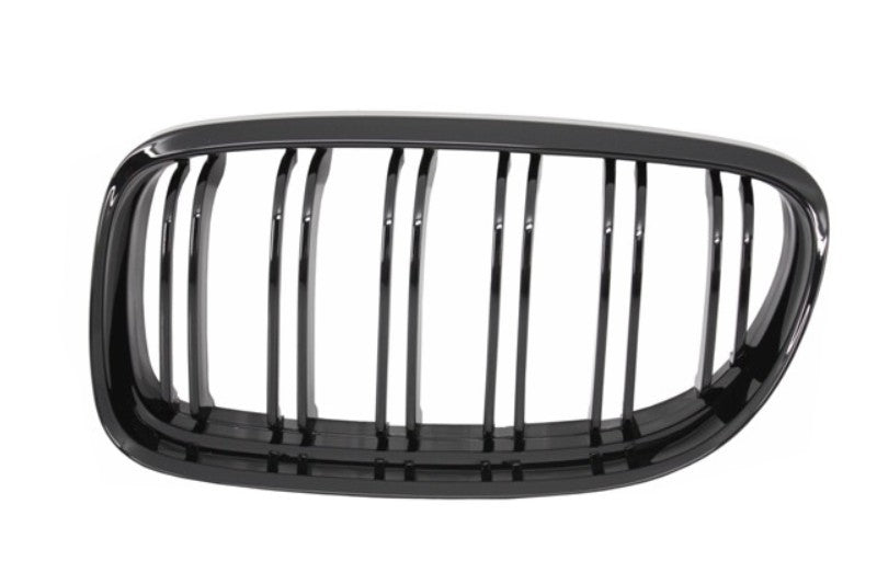 Front Kidney Grilles Double Stripe M Design Piano Black for BMW 3 Series E90 E91 LCI (2008–2011)