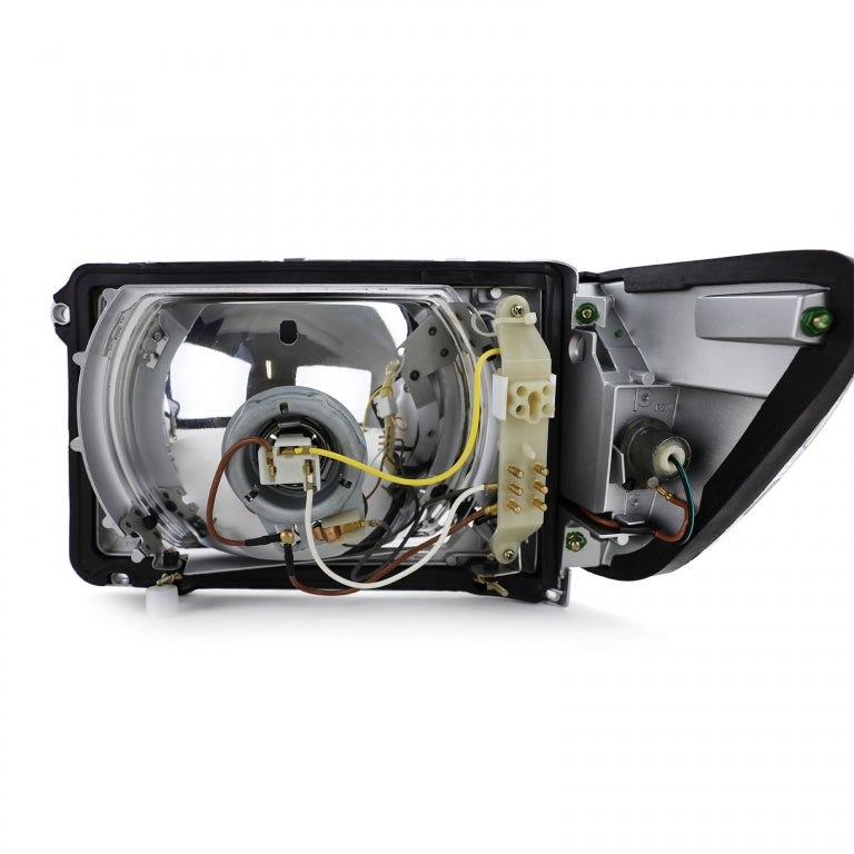Headlight Set 6-Pin without LWR with White Indicators for Mercedes SL R107 SLC C107 (1971–1989)