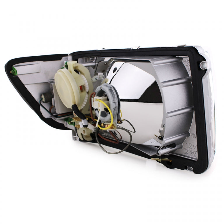 Headlight Set with LWR 5-Pin Right & Left for Mercedes SL R107 SLC C107 (1971–1989)