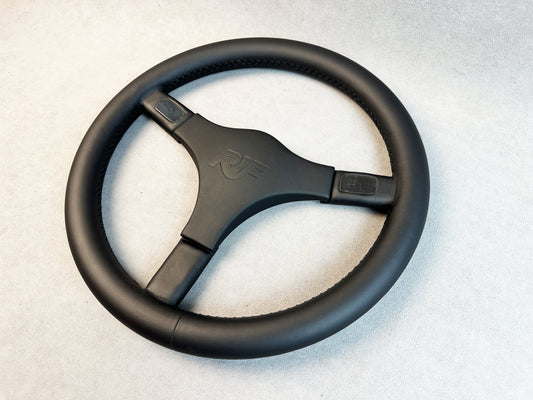 Vintage Italvolanti Porsche steering wheel with classic three-spoke design