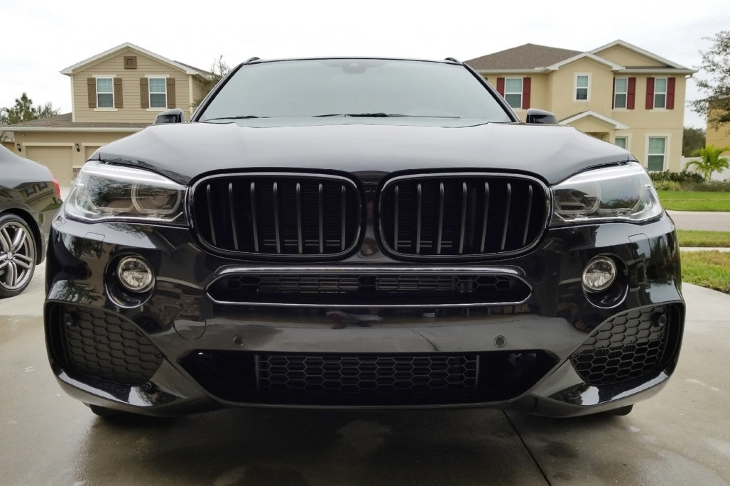 Kidney Grilles Black Lacquer for BMW X5 F15 (2013-2018) X6 F16 (2014-2019)