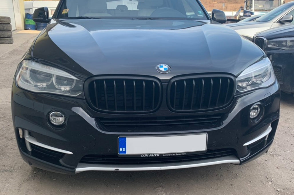 Kidney Grilles Matte Black for BMW X5 F15 (2013-2018) X6 F16 (2014-2019)
