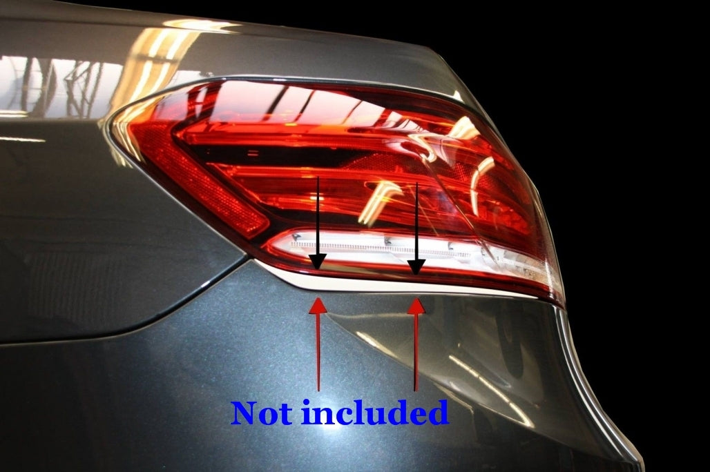 LED Light Bar Taillights Red Clear Facelift Conversion for Mercedes E-Class W212 Sedan (2009–2013)