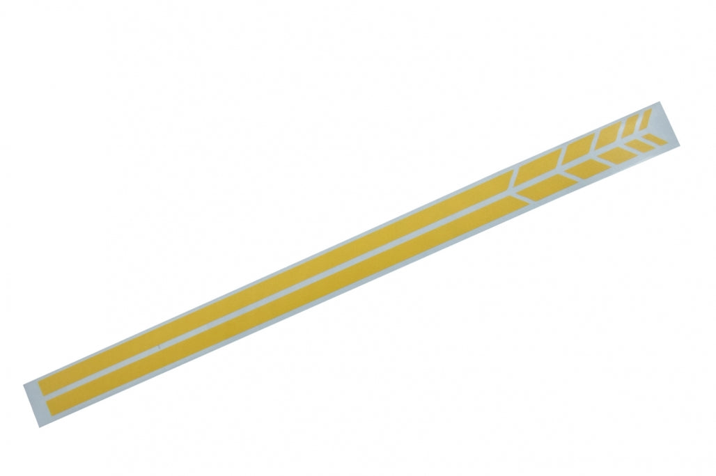 Mirror Stickers Yellow Matte for Mercedes Models (Universal Fit 30 cm)