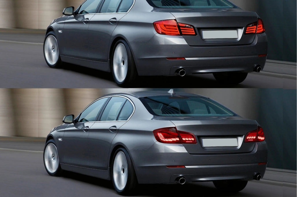 OLED Taillights Red Clear Sequential LED for BMW 5 Series F10 Sedan (2011–2017)