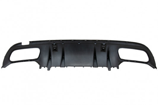 Rear Bumper Diffuser with Exhaust Tips C63S Design for Mercedes C-Class W205 S205 AMG Line (2014–2020)