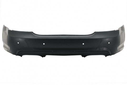 Rear Bumper with Diffuser and Black Exhaust Muffler Tips S65 Design for Mercedes S-Class W221 (2005–2013)