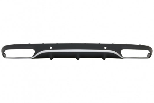 Rear Diffuser C63 Design Matte Black for Mercedes C-Class C205 A205 (2014–2019)