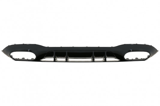 Rear Diffuser with Black Exhaust Tips for Mercedes A-Class V177 Sedan (2018–Up)