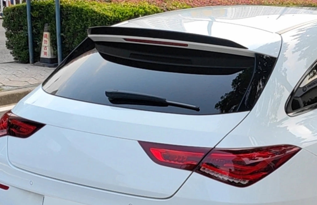 Roof Spoiler Cap Piano Black for Mercedes CLA X118 Shooting Brake (2019–Up)