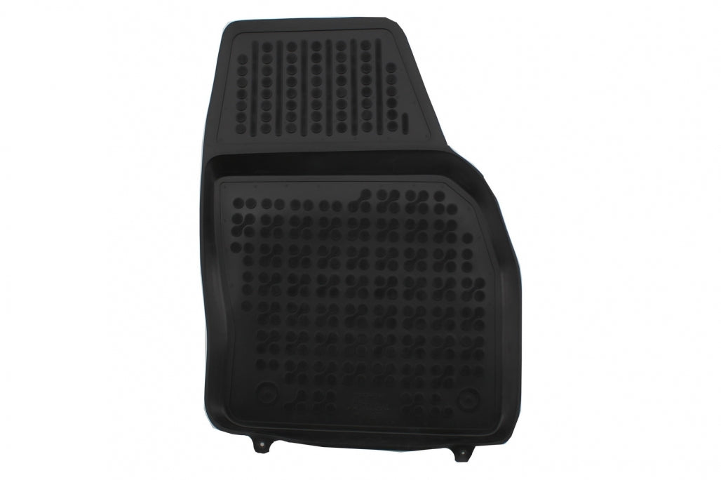 Rubber Floor Mat Black compatible with Audi A1 II GB 2018-up Sportback and Citycarver, custom-fit, 3 cm edge, odor-free material.